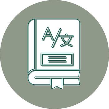 Dictionary Vector Icon