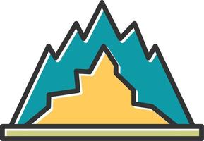 Mountain Vector Icon