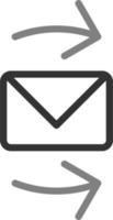 icono de vector de correo electrónico