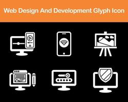 Web Design And Development Vector Icon Set