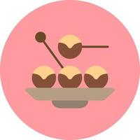 takoyaki vector icono