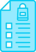 Shopping List Vector Icon