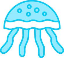 icono de vector de medusas