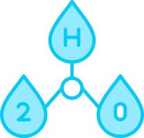 H2o Vector Icon