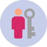 Key Person Vector Icon