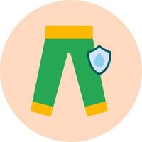 Waterproof pant Vector Icon