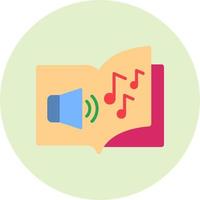 Audio Book Vector Icon