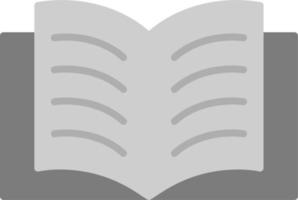 icono de vector de libro abierto