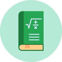 matemáticas libro vector icono