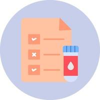 Medical Test Report Vector Icon