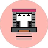 Stage Vector Icon