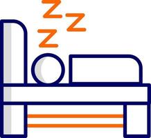 Sleeping Vector Icon