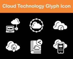 Cloud Technology Vector Icon Set