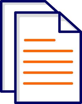 icono de vector de documentos