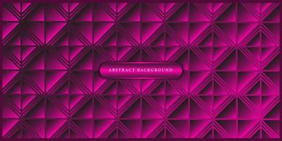 Abstract geometric magenta color background design vector