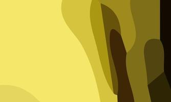 Aesthetic yellow abstract background with copy space area. Suitable for poster and banner vector