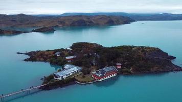 antenn visningar av de torres del paine parkera video