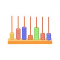 Abacus icon. Cartoon illustration of abacus vector icon for web