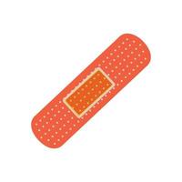 Bandage plester medical flat icon vector illustration design