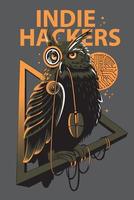 Indie hackers t shirt design mens vector