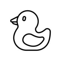 Pato icono para tu sitio web diseño, logo, aplicación, ui vector