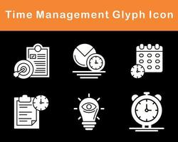 Time Management Vector Icon Set