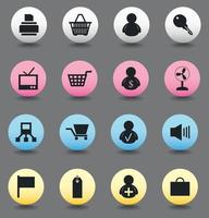 Set of icons sale. A vector illustration