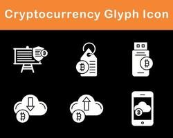 Bitcoin And Cryptocurrency Vector Icon Set