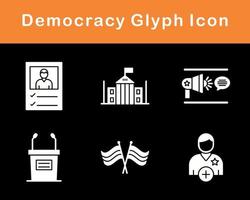 Democracy Vector Icon Set