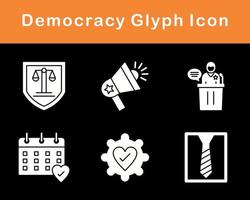 Democracy Vector Icon Set