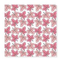 abstract shape pink leaf pattern, geometric design for beautiful gift wrapping. vector