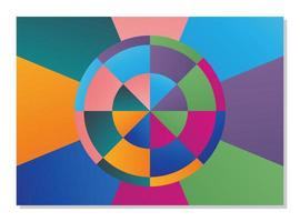 colorful abstract background, with circular ornament. festive illustration vector design