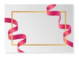 modern background with ribbon rope combination, vector illustration for greeting card, charter, presentation, banner.