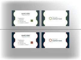 Luxury, Modern and Elegant Business Card Design template vector