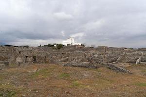 pompei ruins houses photo