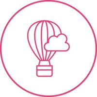 Hot Air Baloon Vector Icon