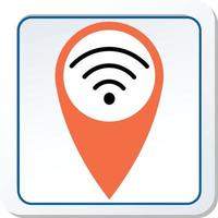 WiFi Navigation Icon Vector Illustration Graphic