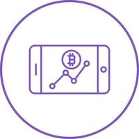 Line Chart Vector Icon