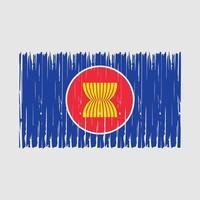 Asean Flag Brush vector