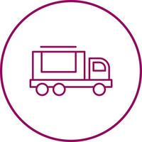 Cargo Truck Vector Icon