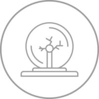 icono de vector de bola de plasma