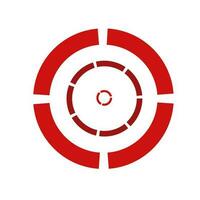 target icon vector on white background