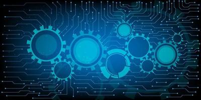 Computer chip Electronic circuit board vector for technology and finance concept and education for future