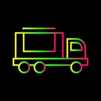 Cargo Truck Vector Icon