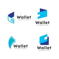 plantilla de diseño de vector de diseño de logotipo de billetera electrónica