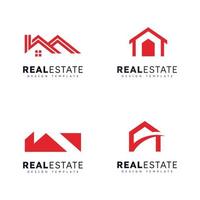 Modern Home Real Estate Vector Logo Template