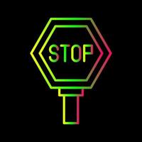 Stop Sign Vector Icon