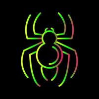 icono de vector de araña