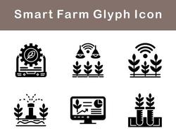 Smart Farm Vector Icon Set