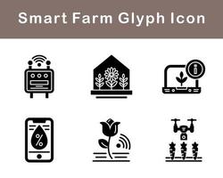 Smart Farm Vector Icon Set